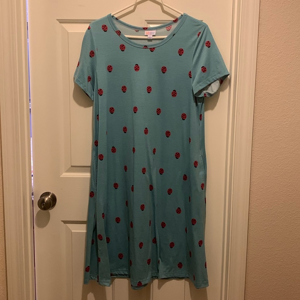 Lularoe Jessie L With Ladybug Print. - image 1